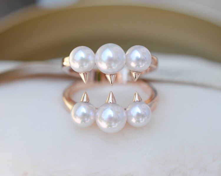 LMF Moisshome Pearl Ring  ֹ Ϻ Trendy INS..